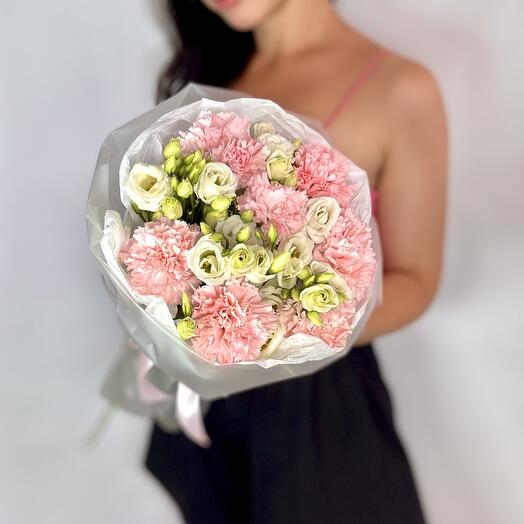 Диантус и нежная эустома 💕