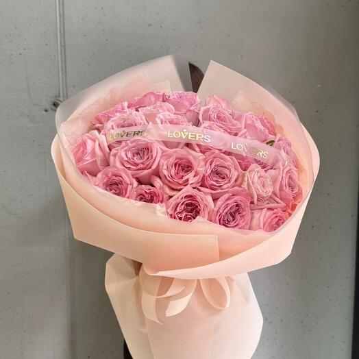 Пионовидная розовая