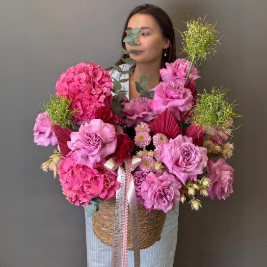 Цветы Букет Art Flowers Фламинго