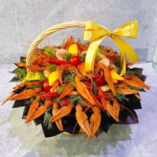 Корзина с раками "Миниатюр"