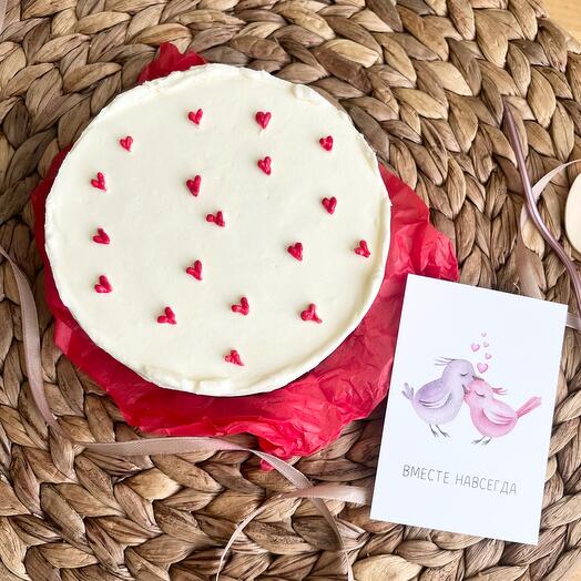 Бенто торт «Сердца»