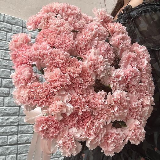 Букет из 51 диантуса