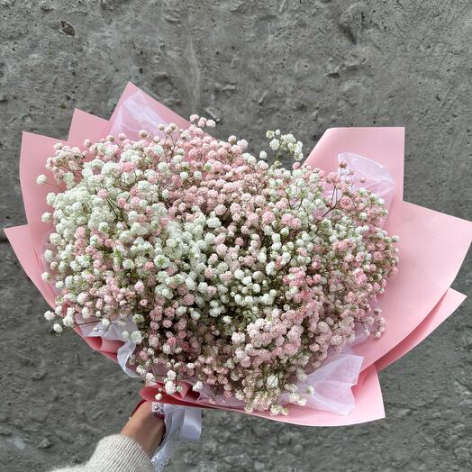 Монобукет из гипсофилы "Облако нежности"