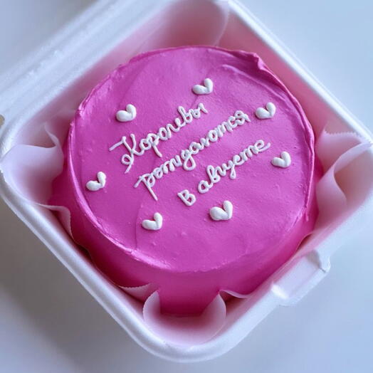 Бенто торт молочная девочка