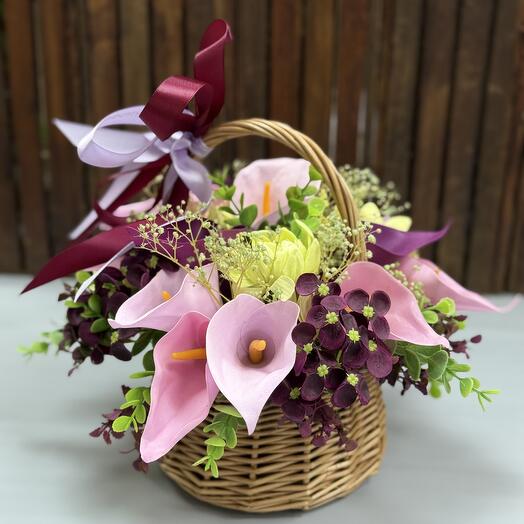 Композиция из мыльных цветов 41