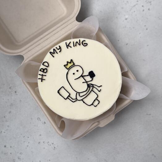 Бенто торт hbd my king