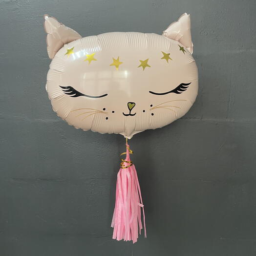 Кошечка розовая