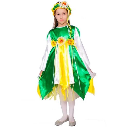 Карнавальный костюм "Весна", на рост 122-134 см, 5-7 лет, Бока