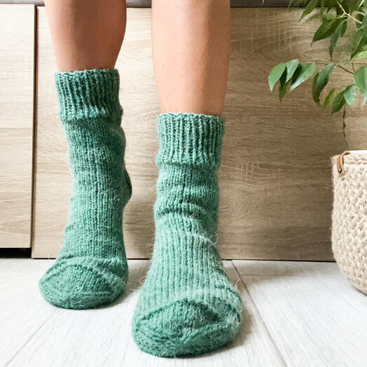 Носки вязаные «Изумрудный город» 38-40 размер