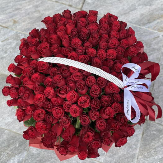 151 Роза в корзине