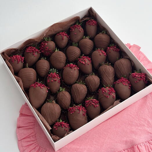 Клубника в шоколаде 30 шт 🍓 подарок любимой💞