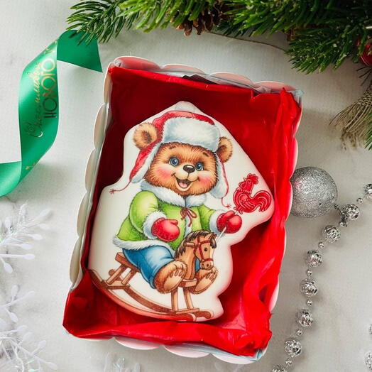 Пряник открытка на Новый год 🎄