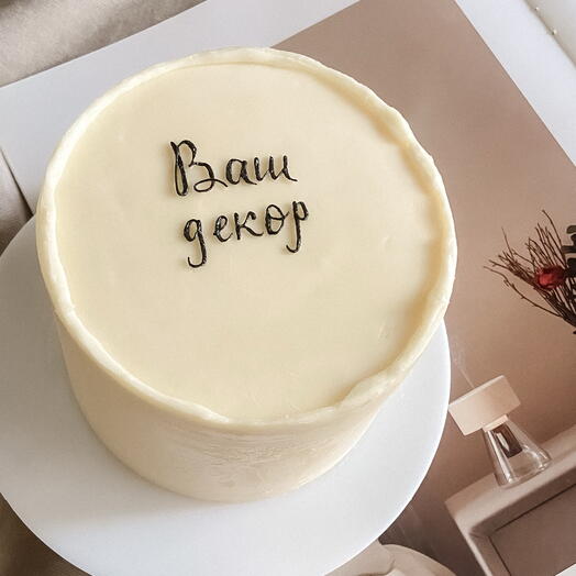 🤍 бенто 500г с вашим декором / надписью. В подарок на Новый год