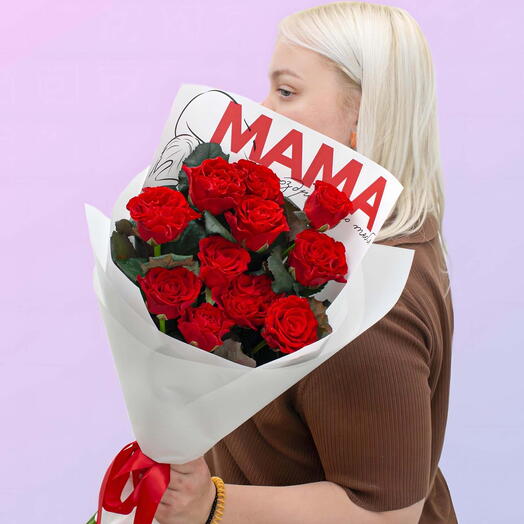 Букет из 11 роз "Для мамы"