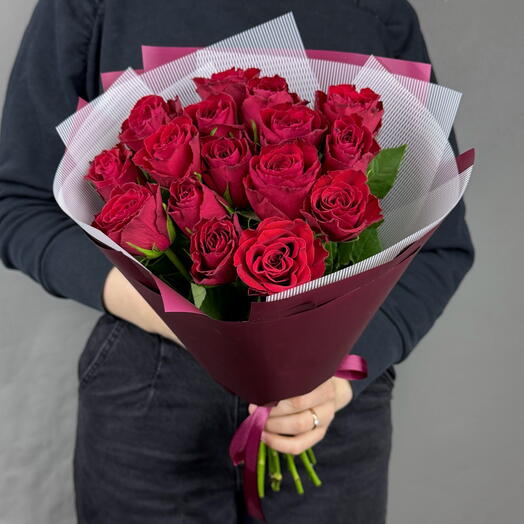 Букет «Cherry» из кенийских роз