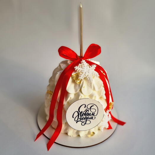 Новогодний торт " Мешочек счастья "