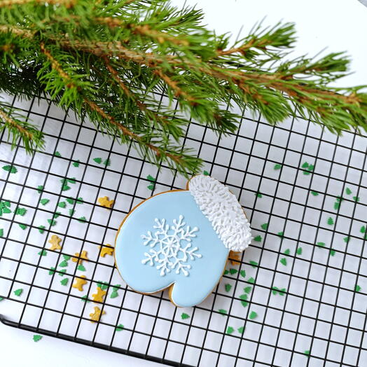 Пряник имбирный рукавичка