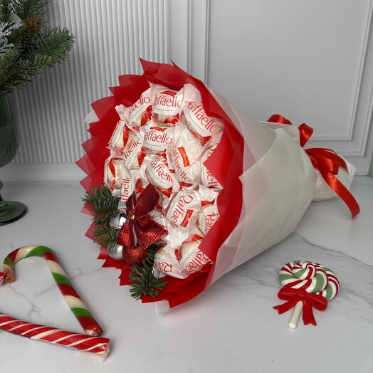 Сладкий букет из конфет «Сладкое настроение» для подруги, мамы, любимой жене, дочке