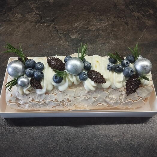 Рулет Меренговый Новогодний