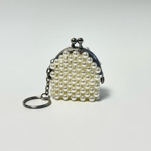 Кошелёк мини из жемчуга ручной работы
