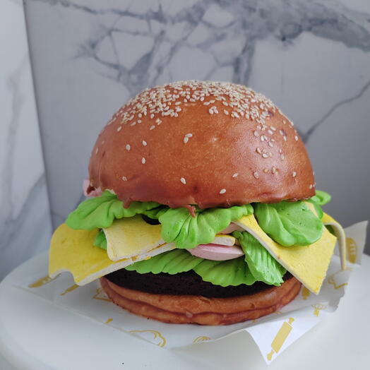 Торт из зефира "Бургер Кинг"