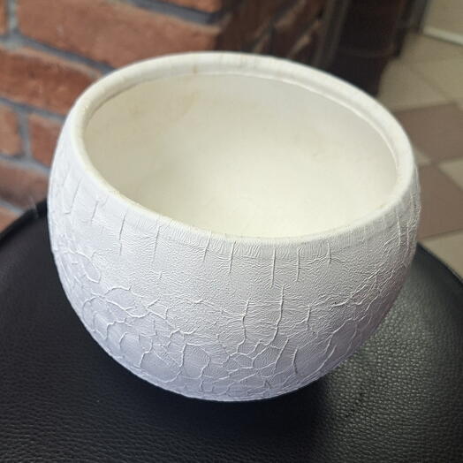 Кашпо керамическое шар