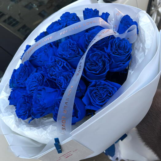 Букет синих роз 💙