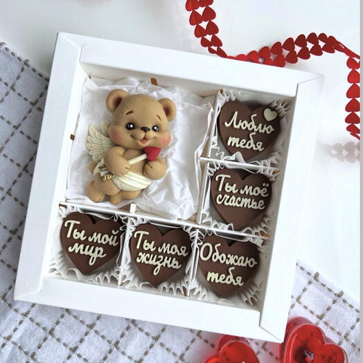 Набор из бельгийского шоколада на 14 февраля