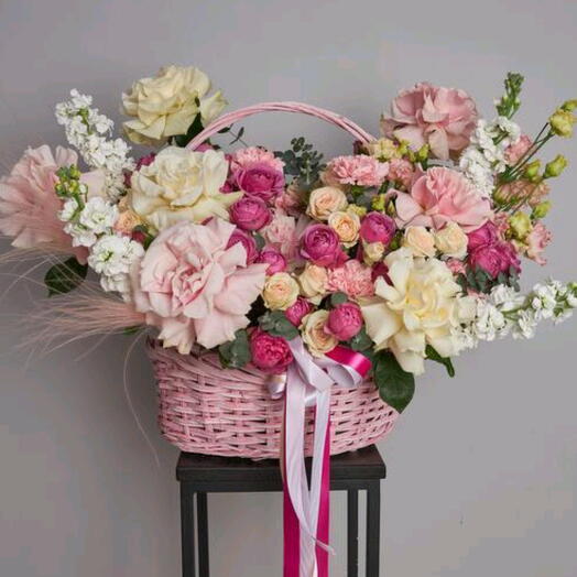 ОГРОМНАЯ корзина цветов 💐💐💐💐💐