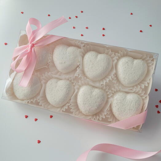 Сердечки из зефира