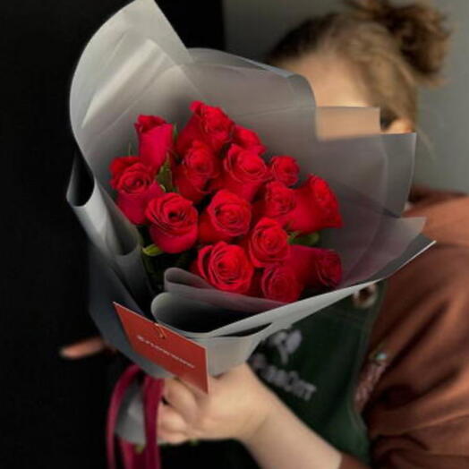🌹Монобукет "Самой милой"/роза Кения/кенийские розы/Доставка цветов/Цветы Магнитогорска