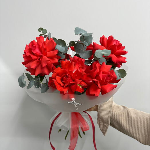 Букет с французской розой