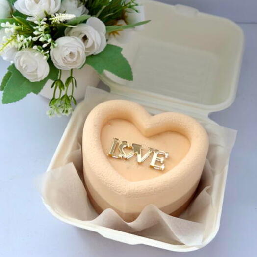 Бенто торт сердце / берто торт три шоколада / 14 февраля / день влюбленных