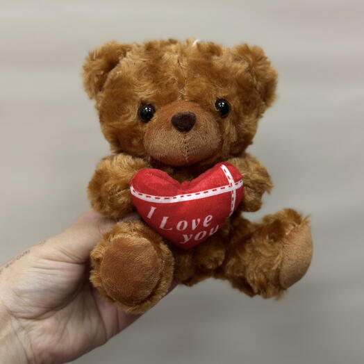 Игрушка мягкая «Мишка I love you»