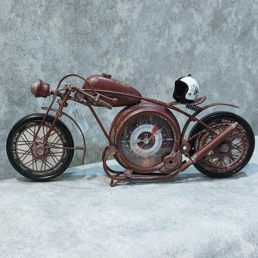 Мотоцикл -часы