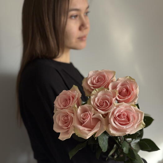 Розы эквадор 7 шт