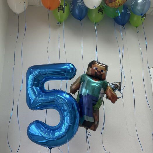 На 5 лет шары майнкрафт