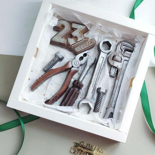 Набор шоколадный ИНСТРУМЕНТЫ для мужчин