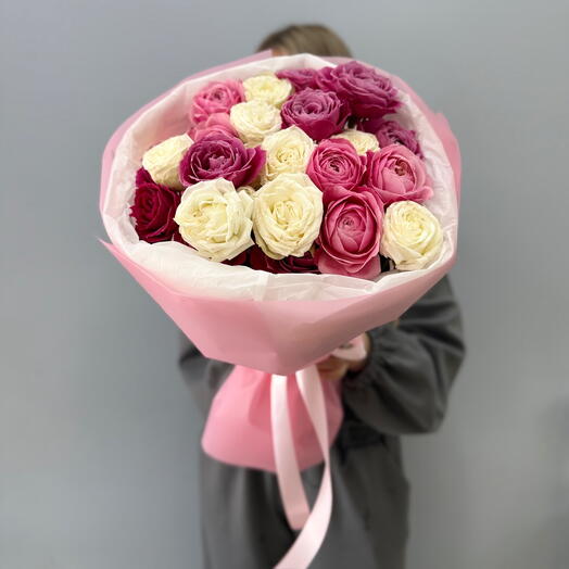 Микс кустовых роз