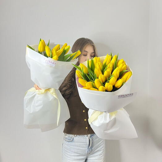 Тюльпаны жене и маме