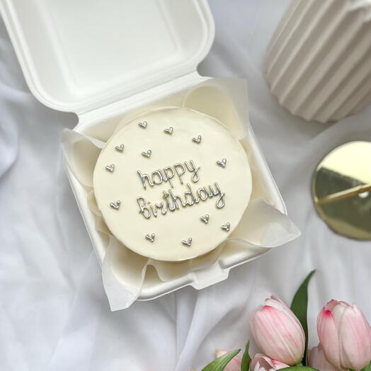 Бенто-торт "Happy Birthday " друзьям, мужу или жене, сестре,брату,маме,папе