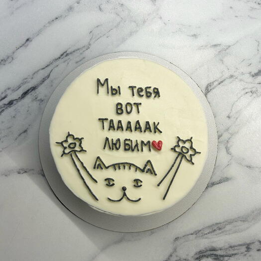 Бенто (мини торт) Мы вот так любим