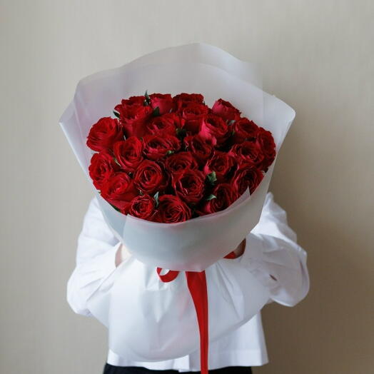 25 rosas rojas