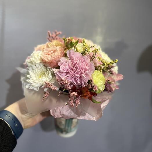 Стакан с цветами 🌺