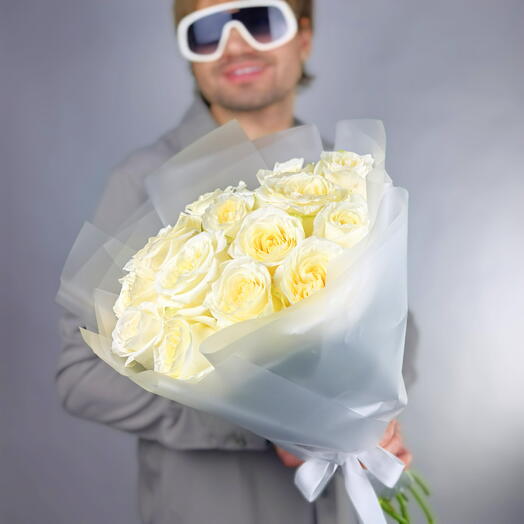 Букет роза Кэндллайт (Candlelight) 15 шт