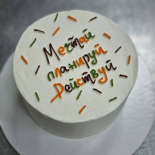 Бенто торт с вашей надписью
