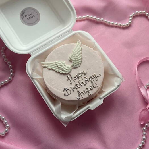 Бенто-торт Happy birthday angel