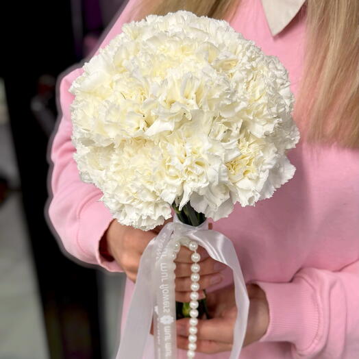 Свадебный букет облако диантусов