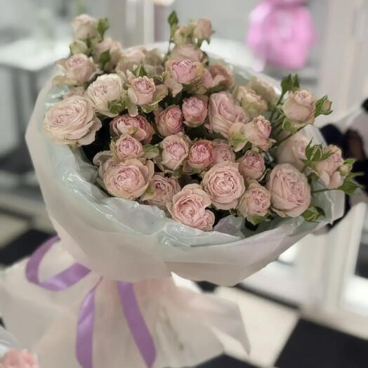 💓Моно букет из кустовых роз