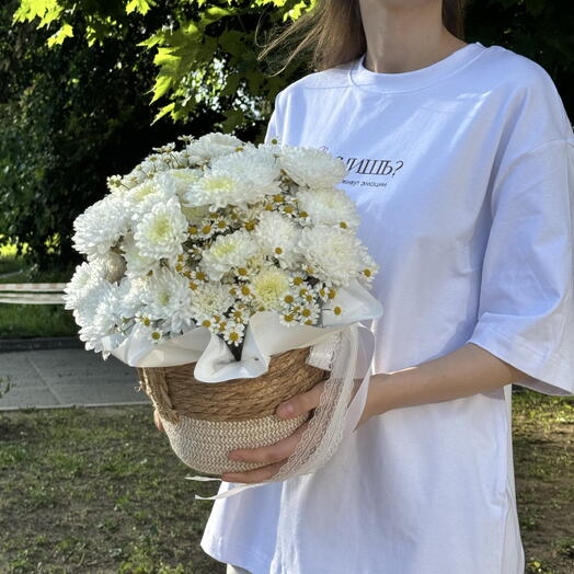 Корзинка хризантемы